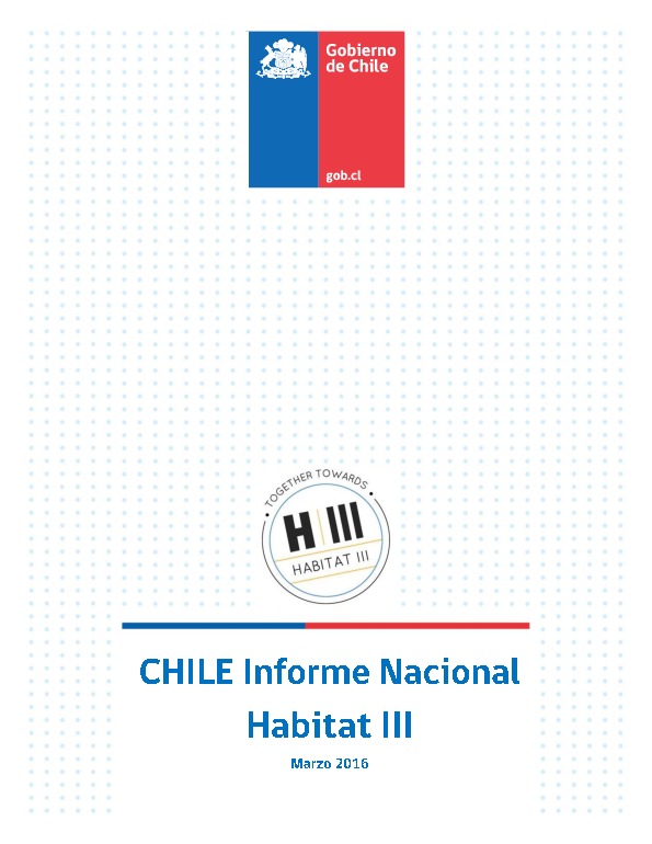 CHILE_INFORME_NACIONAL_HABITAT_III
