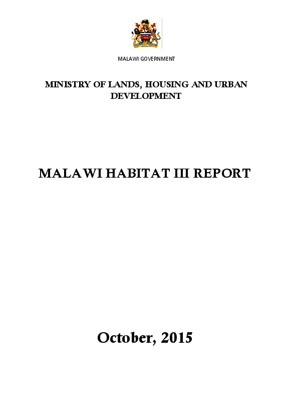Malawi National Report – English