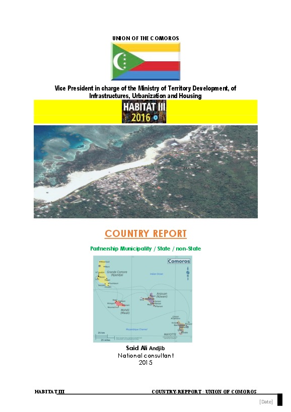 Comoros National Report – English