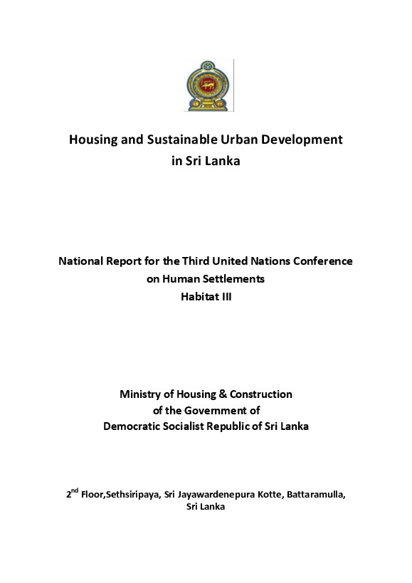 Sri Lanka – National Report